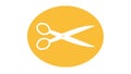 Tailor Scissors Icon for Creativity, Craft, and Office Tasks, vector design Generative AI Royalty Free Stock Photo
