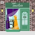 Tailor shop building.