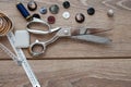 Tailor tools Royalty Free Stock Photo