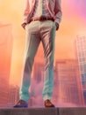 Tailored Dress Pants Royalty Free Stock Photo