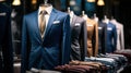 Tailored Excellence: the Finest Expensive Business Men\'s Suit Store, Generative AI