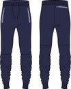 Men and Boys Wear Track Joggers and Trousers Vector Royalty Free Stock Photo