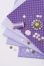 Tailoring Hobby Accessories. Sewing Craft Kit Royalty Free Stock Photo