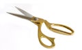 Tailoring scissors on a white background