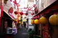 Tainan alley at Yokohama Chinatown