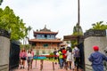 Chihkan Tower, also known as the Fort Provintia in West Central District, Tainan, Taiwan. Royalty Free Stock Photo