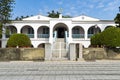 Former Tait and Co. Merchant House with the pure white exterior at Anping district of Tainan Royalty Free Stock Photo