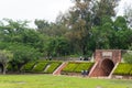 Eternal Golden Castle Erkunshen Battery in Tainan, Taiwan. Royalty Free Stock Photo