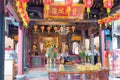 Taiwan Fu City God Temple in Tainan, Taiwan. The temple was built in 1669 during the Zheng Period of the Ming Dynasty