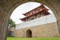 Great South Gate in Tainan, Taiwan. The Great South Gate is part of the original 14 gates of Tainan City Wall built in 1736