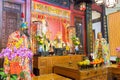 Ji Dian Wu Miao in Tainan, Taiwan. The temple was built in 17th century during the Zheng Period of the Ming Dynasty Royalty Free Stock Photo