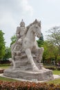 Zheng Chenggong statue at Koxinga Shrine in Tainan, Taiwan. Royalty Free Stock Photo