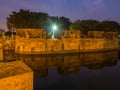 Anping small fort at night