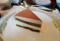 Taipa Cotai Macao Grand Hyatt Macau Lunch Special Italian Sweet Desert Tiramisu Cake Coffee Sugar Snack Yummy Royalty Free Stock Photo