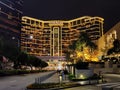 Taipa Macau MGM Cotai Hotel Resort Macao Wynn Palace Casino Architecture Night Photography Giant Golden Lion Sculpture Feng Shui