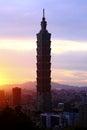 Taipei 101 building Royalty Free Stock Photo