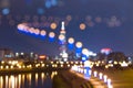 Taipei city night background