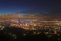 Taipei night scene Royalty Free Stock Photo