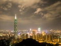 Taipei night skyline