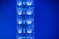 Taipei 101 night view of which is visible from Xiangshan Taipei Royalty Free Stock Photo