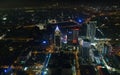 Taipei`s colorful cityscape at night