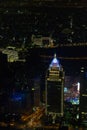 Taipei`s colorful cityscape at night