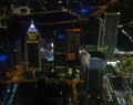 Taipei`s colorful cityscape at night