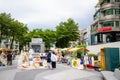 Taipei city street in zhongshan district