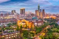 Taipei, Taiwan Cityscape at Dusk Royalty Free Stock Photo