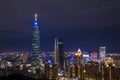 Taipei, Taiwan skyline Royalty Free Stock Photo