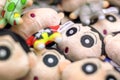 TAIPEI, TAIWAN - JANUARY 08, 2020: Crayon Shin Chan Cartoon Character Plush Doll in a Crane Catcher Machine