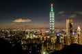 Nightshot of Taipei 101