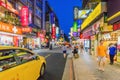 Yongkang street at night