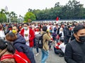 Myanmar community protests in Taipei against military coup in Burma