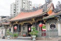 Bangka Lungshan Temple in Taipei, Taiwan. The temple was originally built in 1738