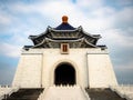 Taipei, Taiwan - May 13, 2019: A famous monument, landmark and tourist attraction erected in memory of Generalissimo Chiang Kai-