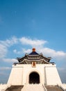 Taipei, Taiwan - May 13, 2019: A famous monument, landmark and tourist attraction erected in memory of Generalissimo Chiang Kai-