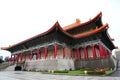 Taipei, Taiwan - October 12, 2018: The National Theater and National Concert Hall at Chiang Kai Shek memorial hall. It is the mos Royalty Free Stock Photo