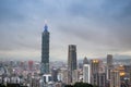 Taipei 101 tower and Taipei skyscrapers