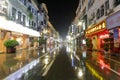 Taiping gold shop of the zhongshanlu road in rainy night