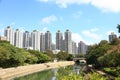 Taipo New Town in Hong Kong