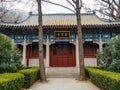 Taiqing gong or Temple of Supreme Purity on mountain Lao Royalty Free Stock Photo