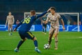 Taison during the match UEFA CL match Dinamo - Shakhtar at Maksimir Stadium