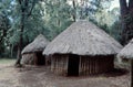 Taita hut homestead, Bomas, Nairobi, Kenya Royalty Free Stock Photo