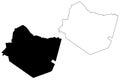 TaitaÃ¢â¬âTaveta County Republic of Kenya, Coast Province map vector illustration, scribble sketch Taita Taveta map