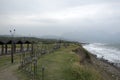 Taitung seashore park windy day Taiwan Royalty Free Stock Photo