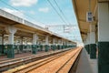 Taitung Railway Station platform in Taitung, Taiwan