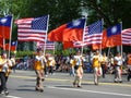 Taiwan and American Flags