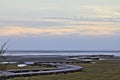 Taiwan beauty - Gaomei wetland area Royalty Free Stock Photo