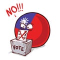 Taiwan country ball voting no